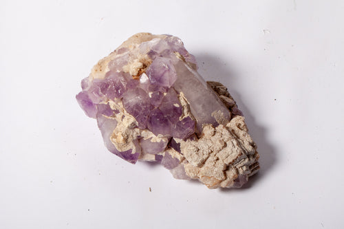 Ametista di Osilo Naturale – Cristalli Viola su Matrice Calcarea