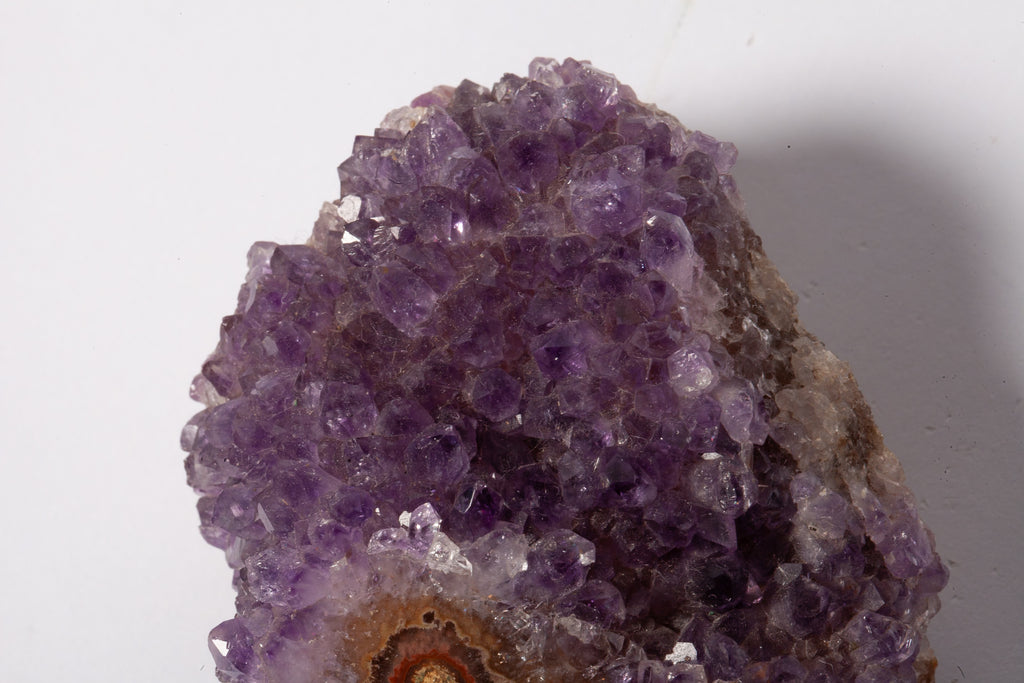 Ametista Naturale con Sezione di Agata – Drusa Cristallina Unica