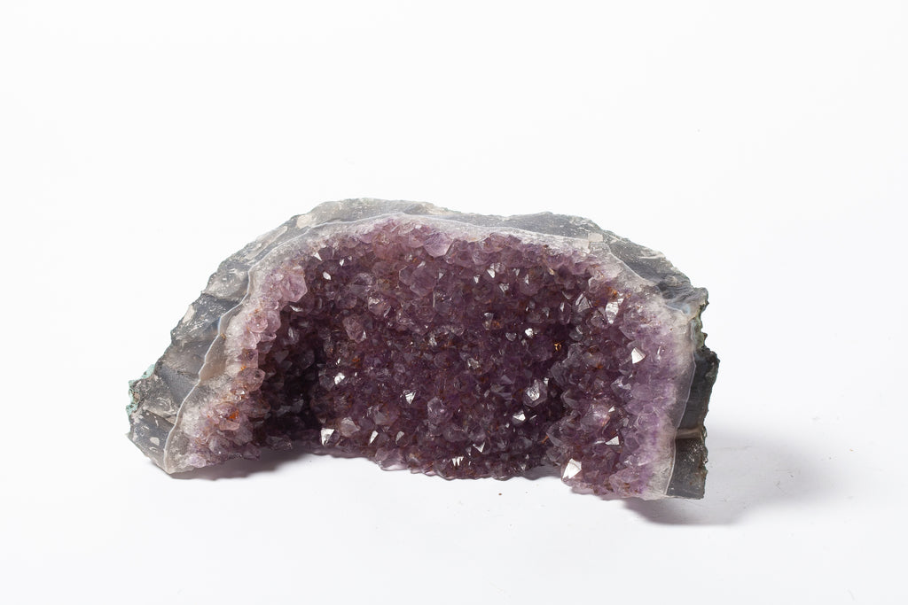 Cluster di Ametista Naturale – Geode a Mezzaluna